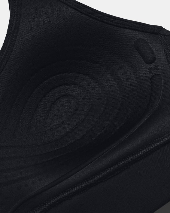 Sujetador deportivo de sujeción media UA Infinity 2.0 para mujer, Black, pdpMainDesktop image number 3